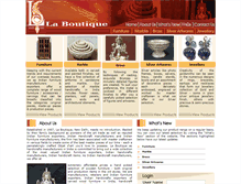 Tablet Screenshot of laboutiqueindia.com